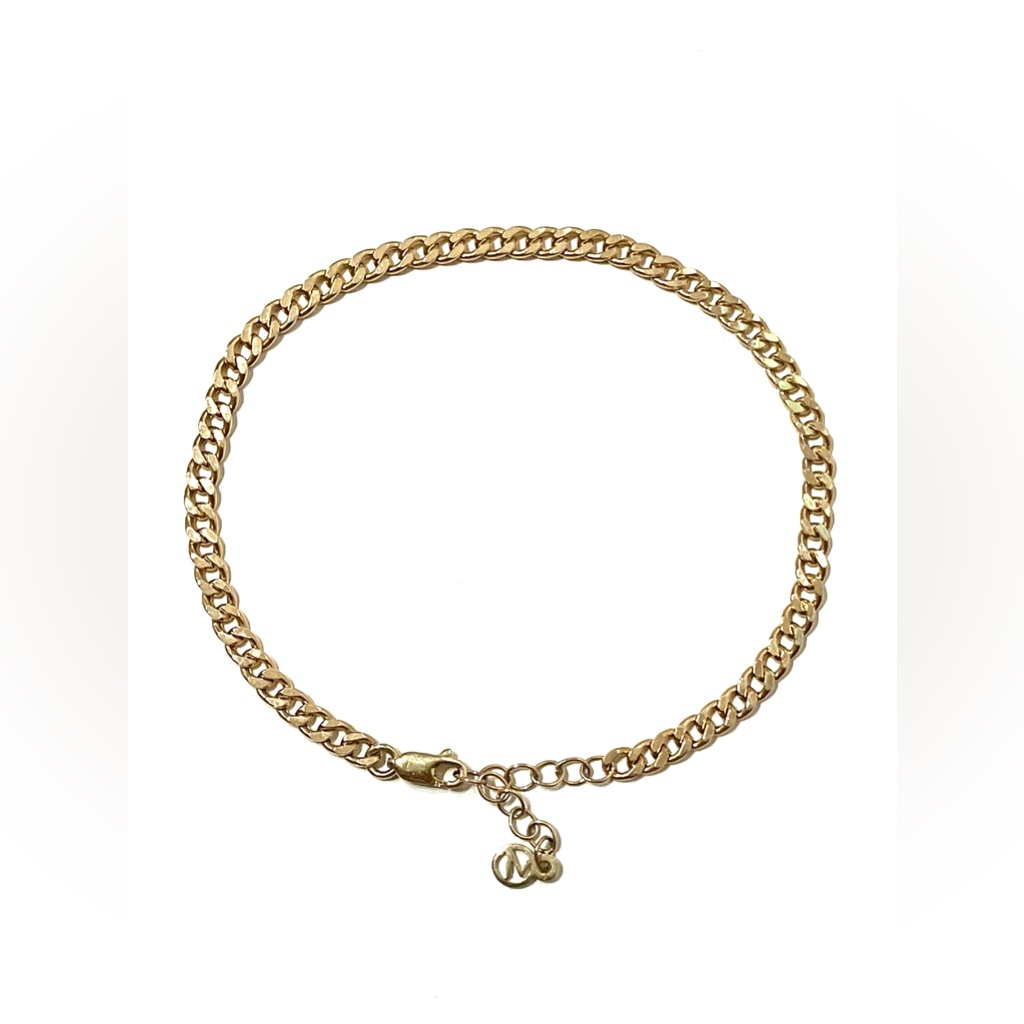 Mejuri 14k Curb Chain Bracelet